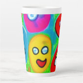 Abstrakter Pet Rock Milchtasse (Vorderseite)