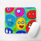 Abstrakter Pet Rock Mousepad (Mit Mouse)