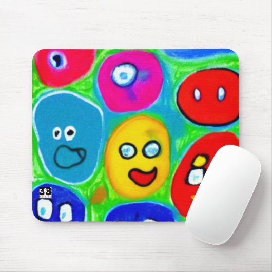 Abstrakter Pet Rock Mousepad (Mit Mouse)