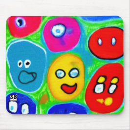Abstrakter Pet Rock Mousepad