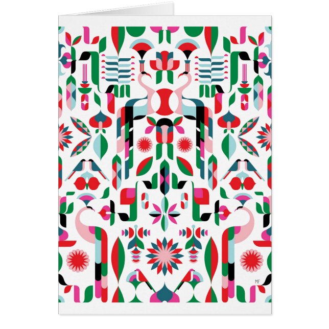 Abstrakter Pfau (Vorne)