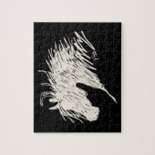 Abstrakter Pferdekopf Puzzle (Vertikal)