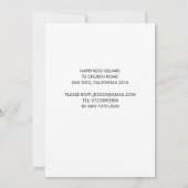 Abstrakter, Phantastischer Break Tanz Geburtstag Einladung (Rückseite)