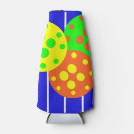 Abstrakter Pickleball Flaschenkühler