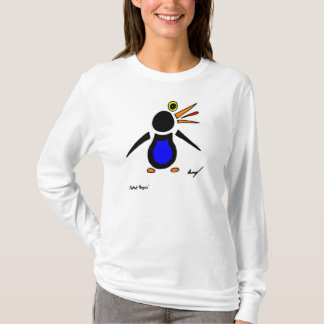 Abstrakter Pinguin Womens Long-Sleeve T - Shirt
