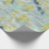 Abstrakter Pinienwald Geschenkpapier (Ecke)