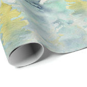 Abstrakter Pinienwald Geschenkpapier (Rolleneckpunkt)