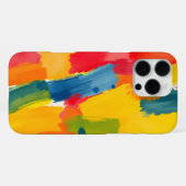 Abstrakter Pinsel  iPhone Hülle (Rückseite (Horizontal))