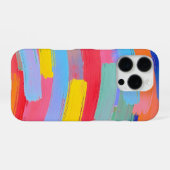 Abstrakter Pinsel iPhone Hülle (Rückseite (Horizontal))