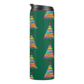 Abstrakter Pinselbaum Thermosbecher (Nach rechts gedreht)