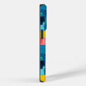 Abstrakter Pinselstrich mit Individuelle Name und  Case-Mate iPhone Hülle (Rückseite / Rechts)