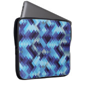 abstrakter Pixelmuster-Hintergrundpixel, abstrakt, Laptopschutzhülle (Vorne Rechts)