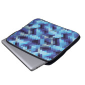 abstrakter Pixelmuster-Hintergrundpixel, abstrakt, Laptopschutzhülle (Vorne Knopf)