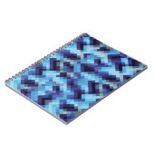 abstrakter Pixelmuster-Hintergrundpixel, abstrakt, Notizblock (Linke Seite)