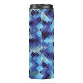  abstrakter Pixelmuster-Hintergrundpixel, abstrakt Thermosbecher (Rückseite)