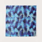  abstrakter Pixelmuster-Hintergrundpixel, abstrakt Wandteppich (Vorderseite (Horizontal))