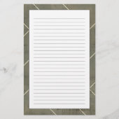 Abstrakter Plan mit geometrischen Formen Briefpapier (Vorderseite)