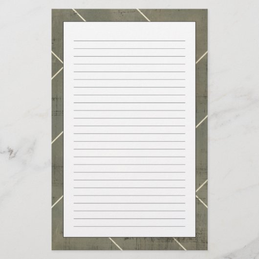 Abstrakter Plan mit geometrischen Formen Briefpapier (Vorderseite)