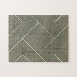 Abstrakter Plan mit geometrischen Formen Puzzle