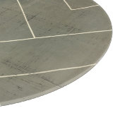 Abstrakter Plan mit geometrischen Formen Schneidebrett (Ecke)