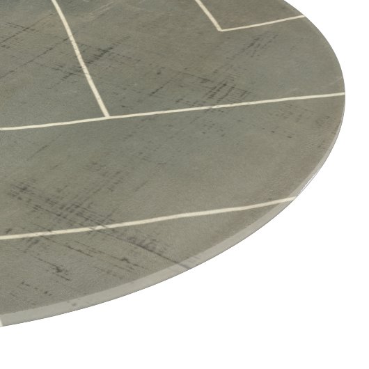 Abstrakter Plan mit geometrischen Formen Schneidebrett (Ecke)