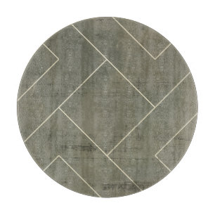 Abstrakter Plan mit geometrischen Formen Schneidebrett
