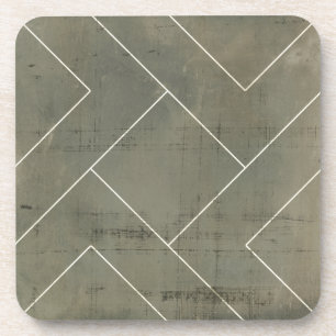 Abstrakter Plan mit geometrischen Formen Untersetzer