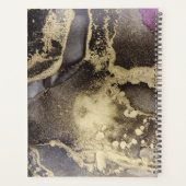 Abstrakter Planer mit dem Namen Black Gold (Rückseite)