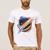 Abstrakter Planet T-Shirt (Vorderseite)