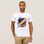 Abstrakter Planet T-Shirt (Vorne ganz)