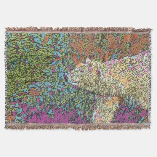 Abstrakter Polar Decke (Vorderseite)