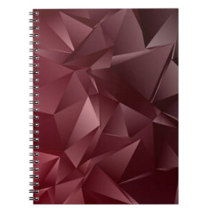 Abstrakter, polarer Hintergrund. triangulierte Tex Notizblock
