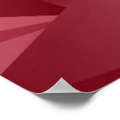 Abstrakter, polarer Hintergrund. triangulierte Tex Poster (Ecke)