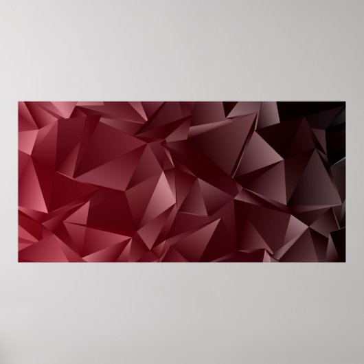Abstrakter, polarer Hintergrund. triangulierte Tex Poster (Vorne)