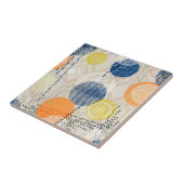 Abstrakter Polka-Punkt Fliese (Seite)