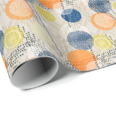 Abstrakter Polka-Punkt Geschenkpapier (Rolleneckpunkt)