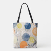 Abstrakter Polka-Punkt Tasche (Rückseite)