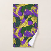 Abstrakter Polster-Punkt Badhandtuch Set (Handtuch)