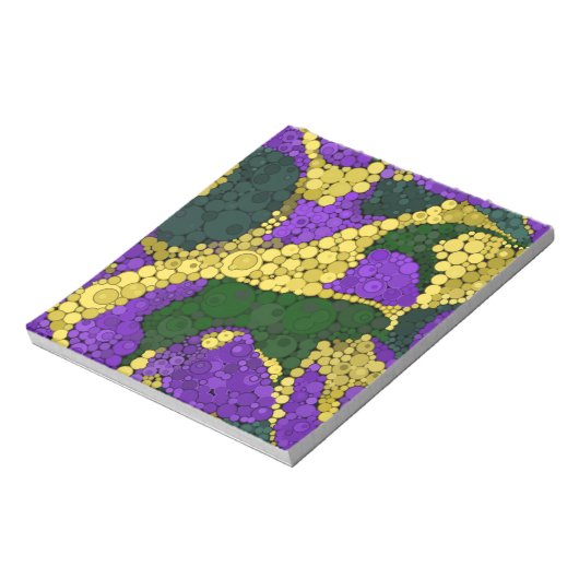 Abstrakter Polster-Punkt Notizblock (Rotiert)