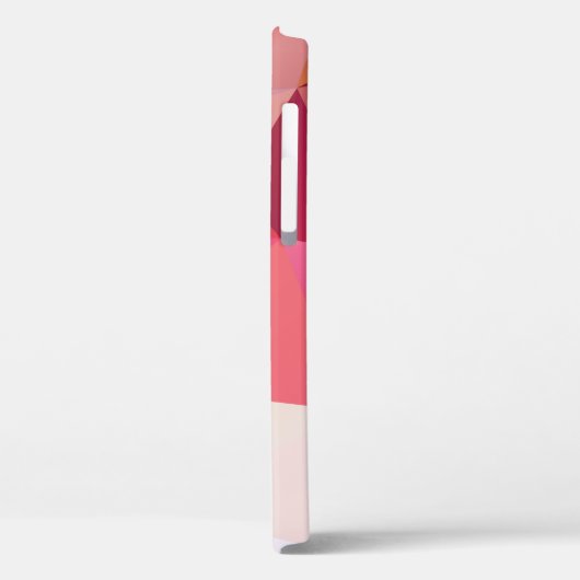 Abstrakter Poly-Hintergrund, Geometrie-Dreieck, m Case-Mate iPhone Hülle (Rückseite / Links)