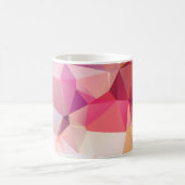 Abstrakter Poly-Hintergrund, Geometrie-Dreieck, m Kaffeetasse (Mittel)