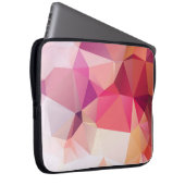 Abstrakter Poly-Hintergrund, Geometrie-Dreieck, m Laptopschutzhülle (Vorne Rechts)