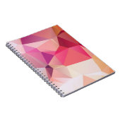 Abstrakter Poly-Hintergrund, Geometrie-Dreieck, m Notizblock (Rechte Seite)