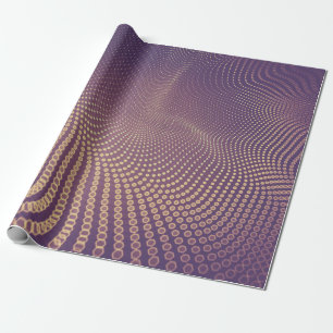 Abstrakter polygonaler Raum Low-Poly dunkler Hinte Geschenkpapier