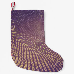 Abstrakter polygonaler Raum Low Poly dunkler Hinte Kleiner Weihnachtsstrumpf