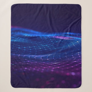 Abstrakter polygonaler Raum Low-Poly dunkler Hinte Sherpadecke