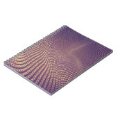 Abstrakter Polygonraum mit dunklem Hintergrund Notizblock (Linke Seite)