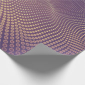 Abstrakter Polygonraum mit dunklem Poly-Hintergrun Geschenkpapier (Ecke)