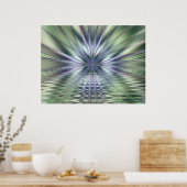 Abstrakter Pool der Vergesslichkeit Poster (Küche)