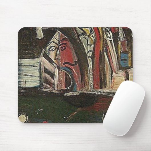 ABSTRAKTER POOL MOUSEPAD (Mit Mouse)